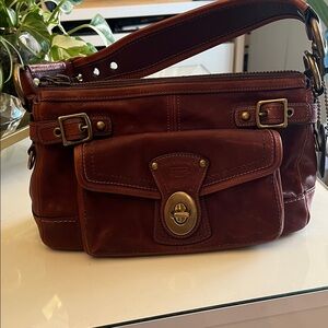 Brown Leather Shoulder Bag
